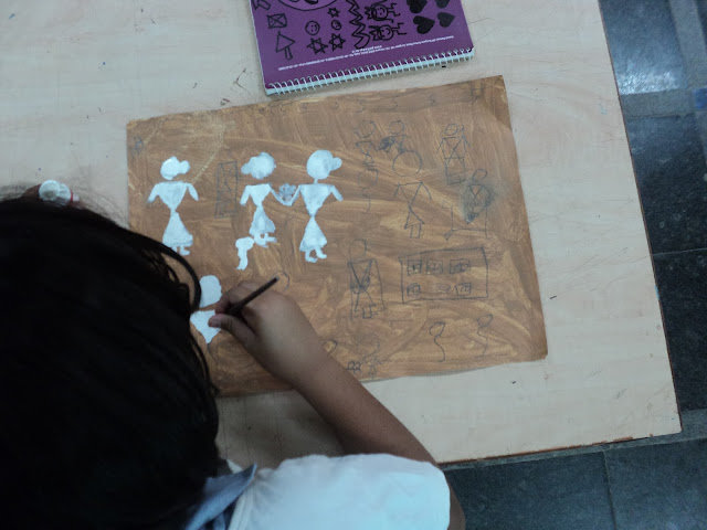 ART JUNKEES!!: Warli Art - Folk art (Grade 2)