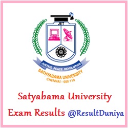 Sathyabama University Results