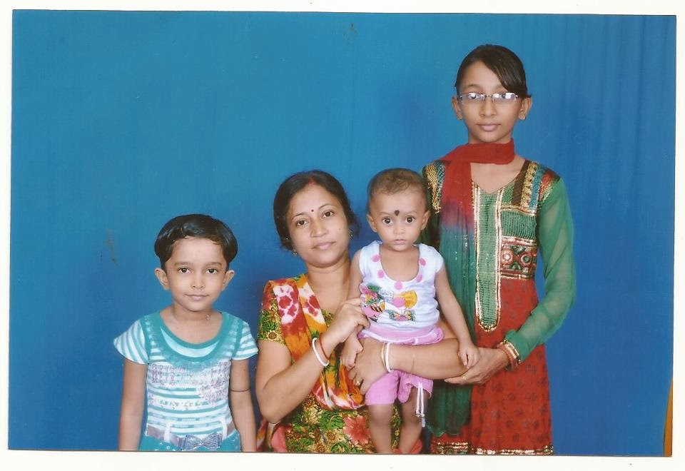 My family in India, 2013.