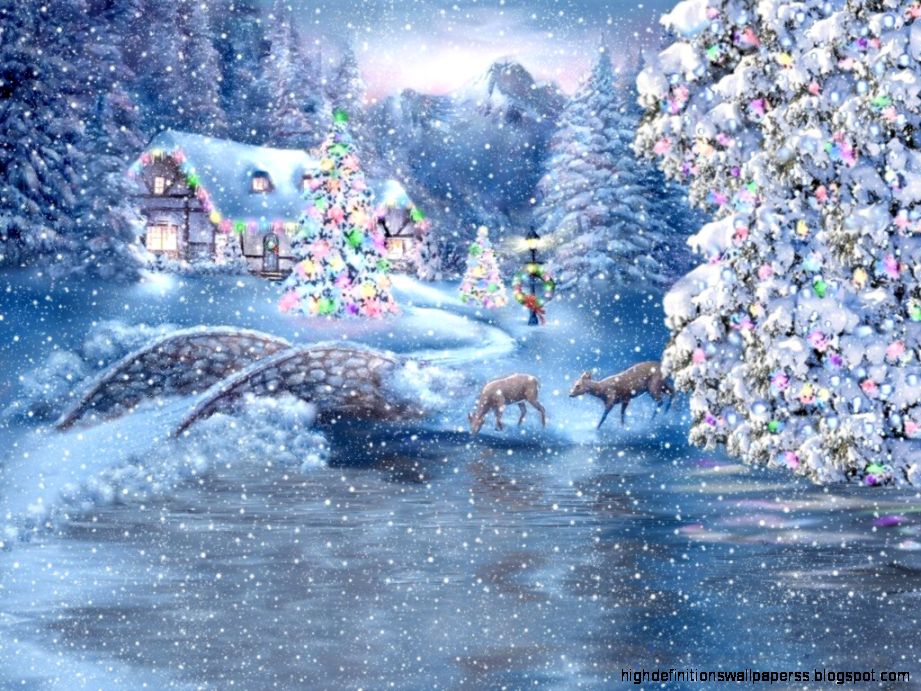 beautiful christmas scene wallpaper high definitions wallpapers
