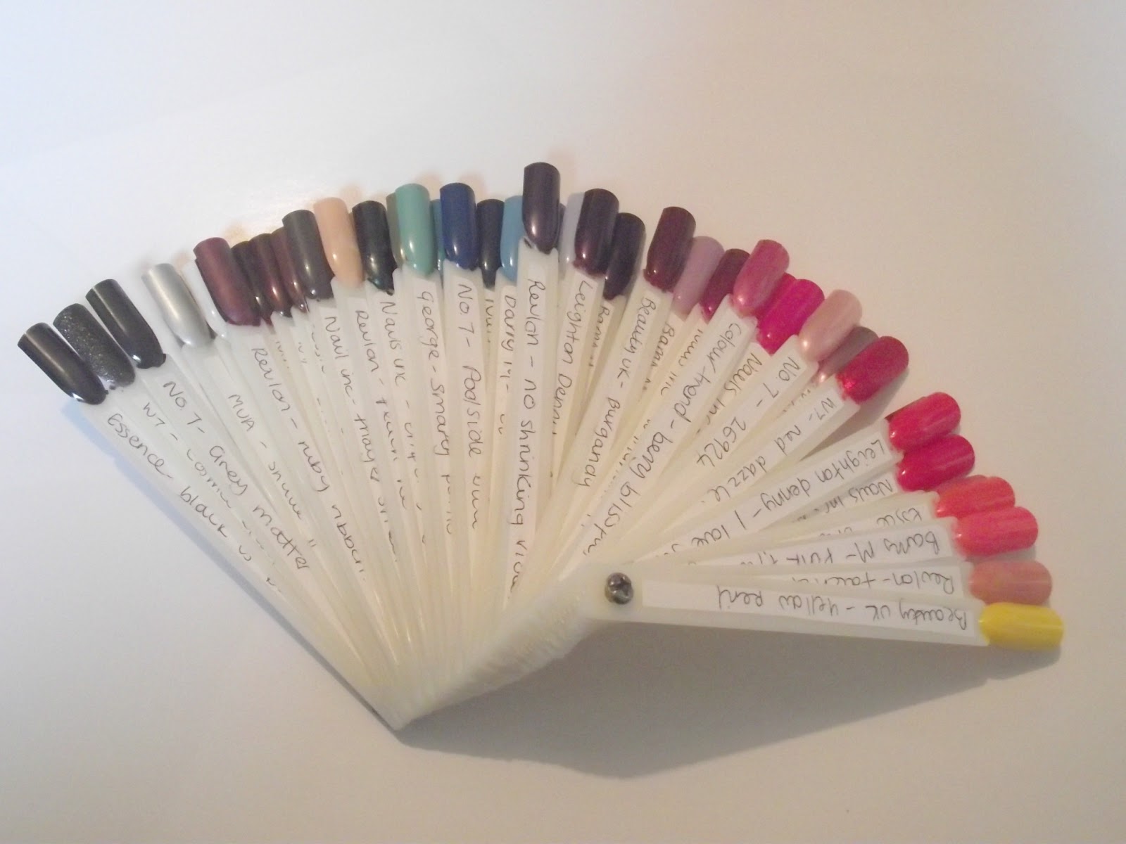 mysugarrushx Nail polish swatch sticks
