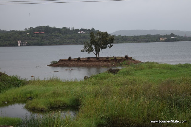Monsoon bike ride Panshet Dam Backwaters