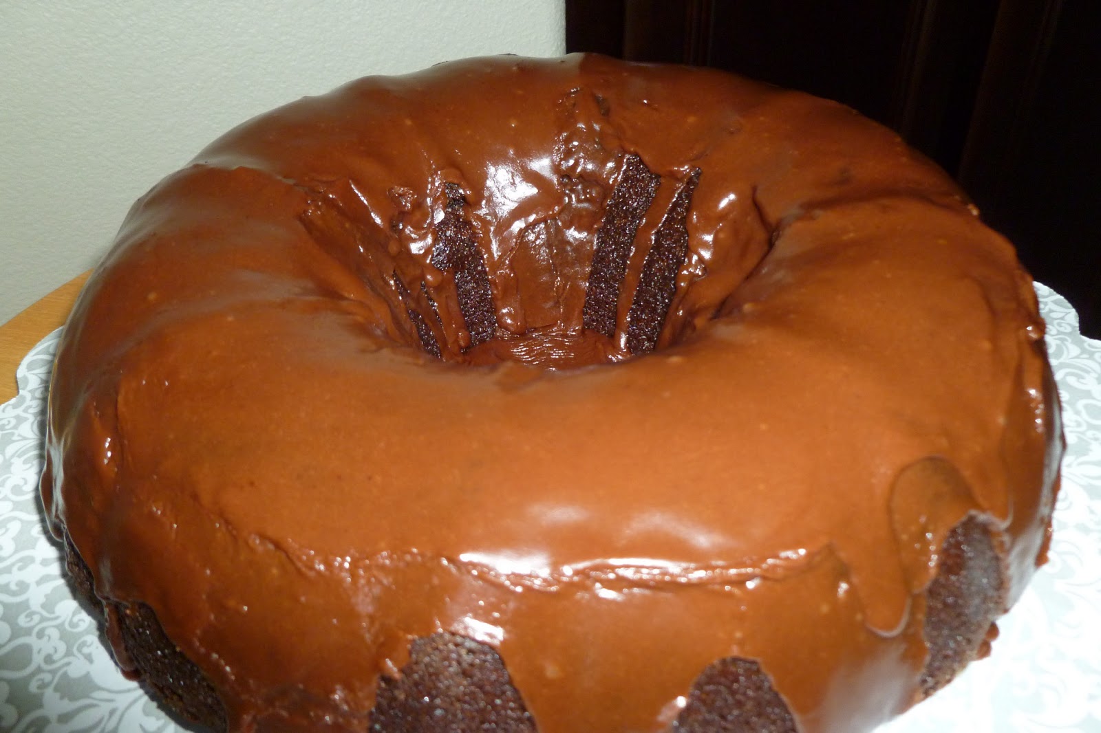 The Pastry Chef's Baking Chocolate Sour Cream Bundt Cake