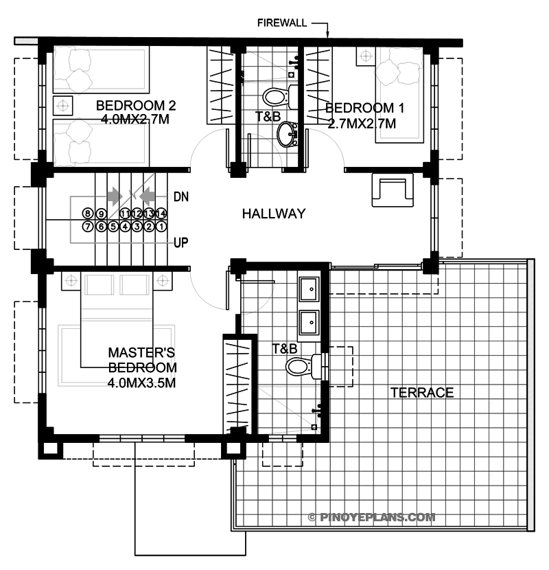 Double Story House Plan Designed To Be