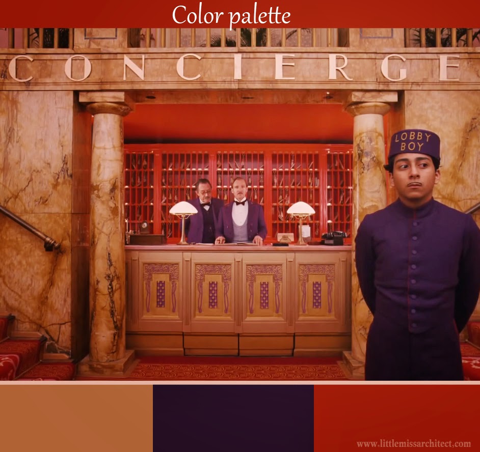 Grand Budapest Hotel Color Palette Grand Budapest Hotel Color Palette