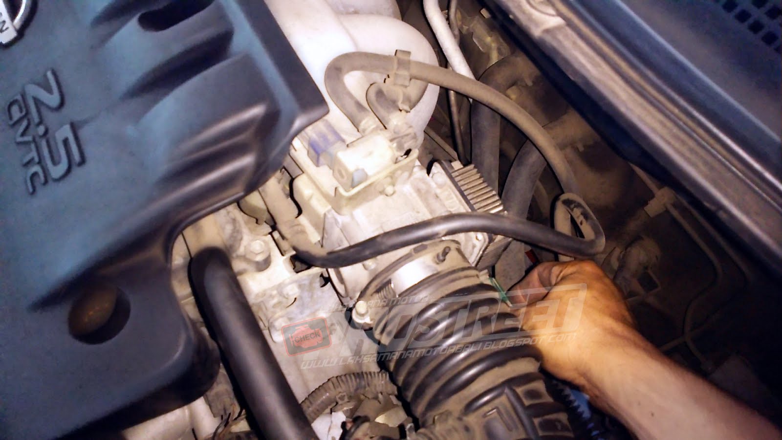 Nissan XTrail 2.5 CVTC Kerusakan pada EGAS System (Electronic Glow