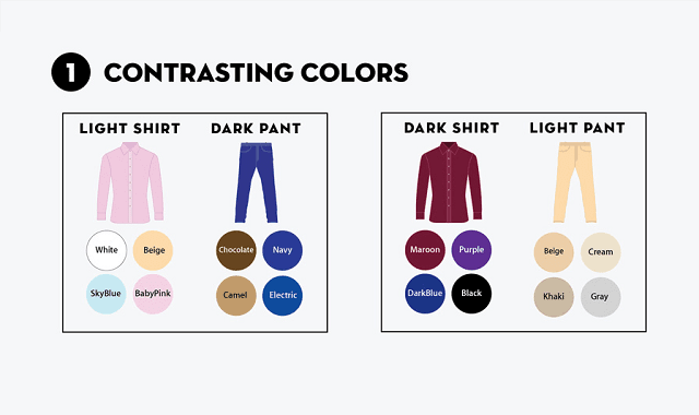 Perfect Pant Shirt Matching Guide for Men's Formal and Casual Look