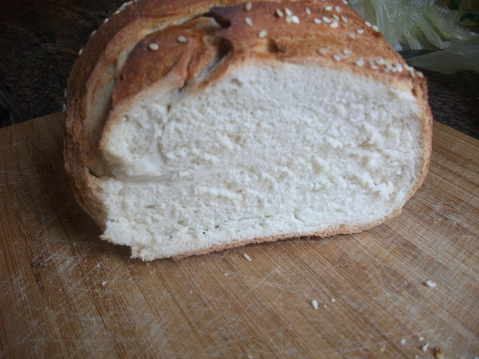 BreadMan Talking Artisan and Sandwich Cuban Bread