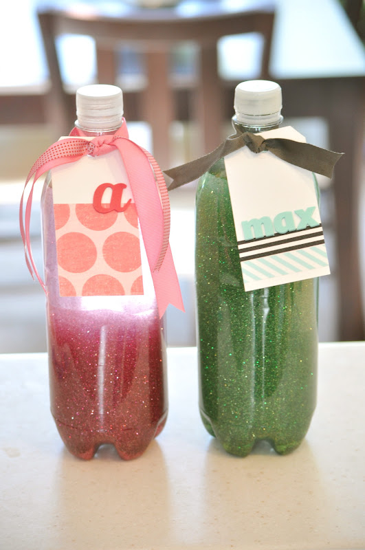easy timeout glitter bottles for kids {tutorial} Little Birdie Secrets