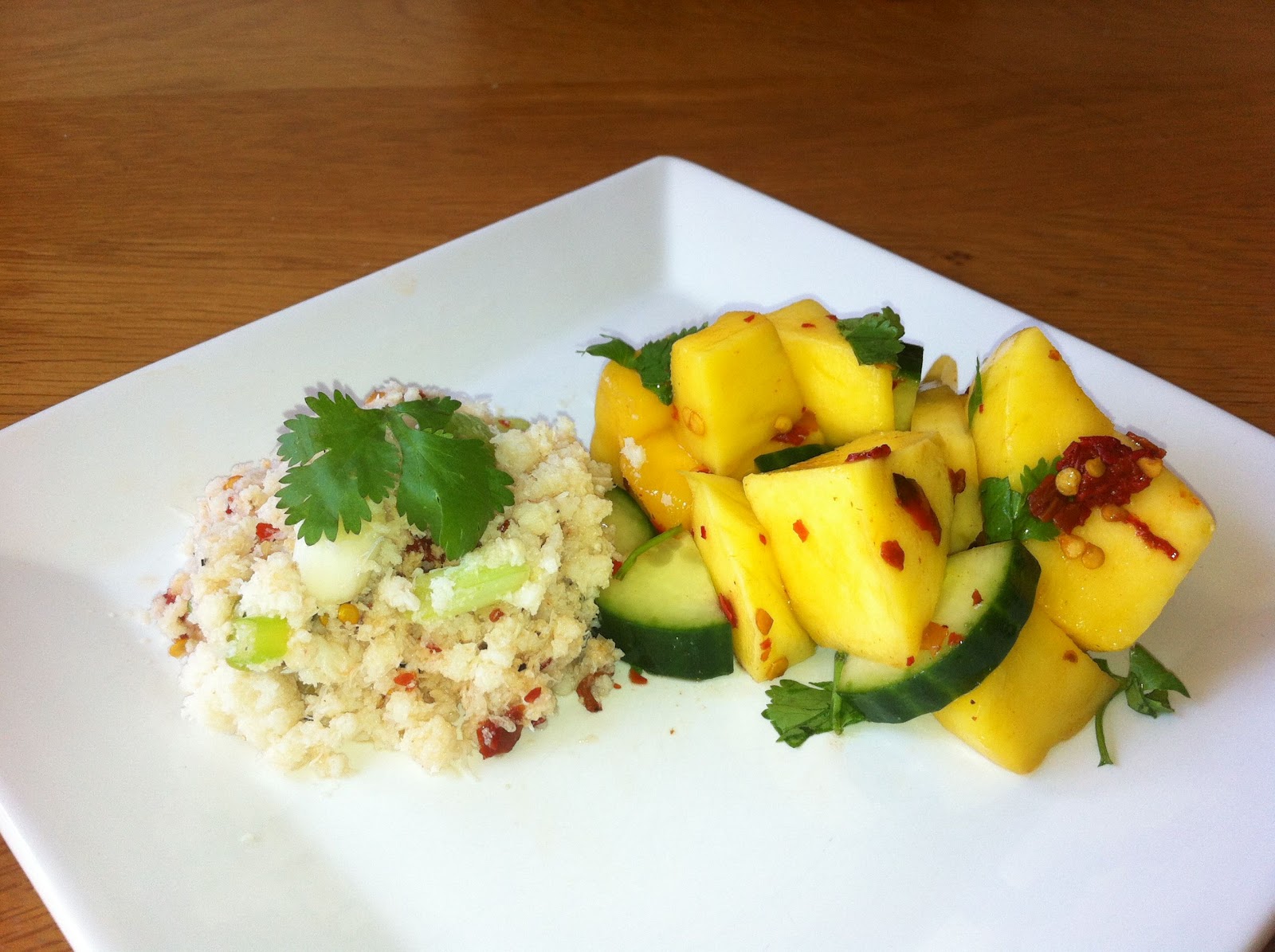 Keep It Clean! Chilli, Mango and Crab Salad