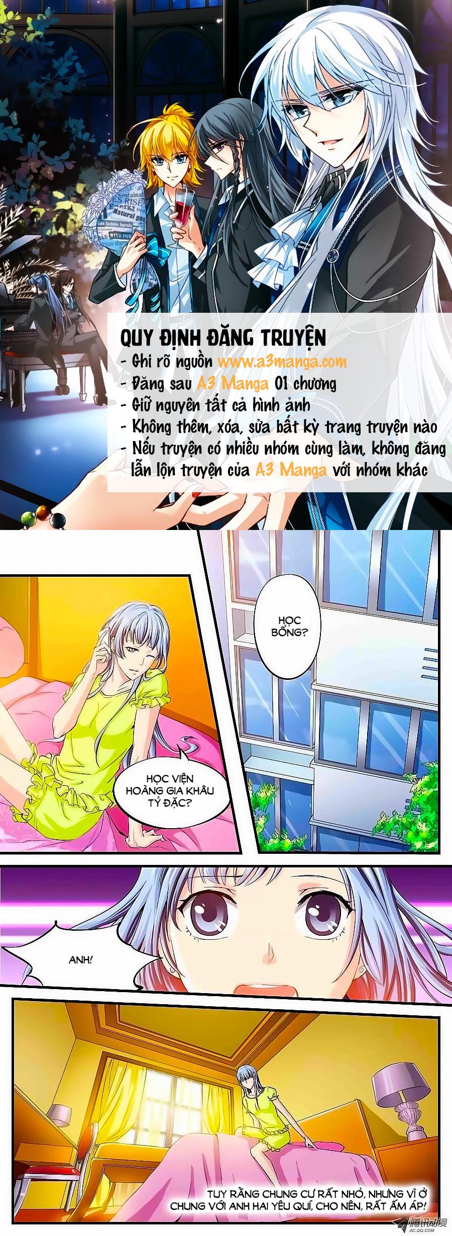 Học Viện Mỹ Nam Số 7 Chap 1 - Next Chap 2