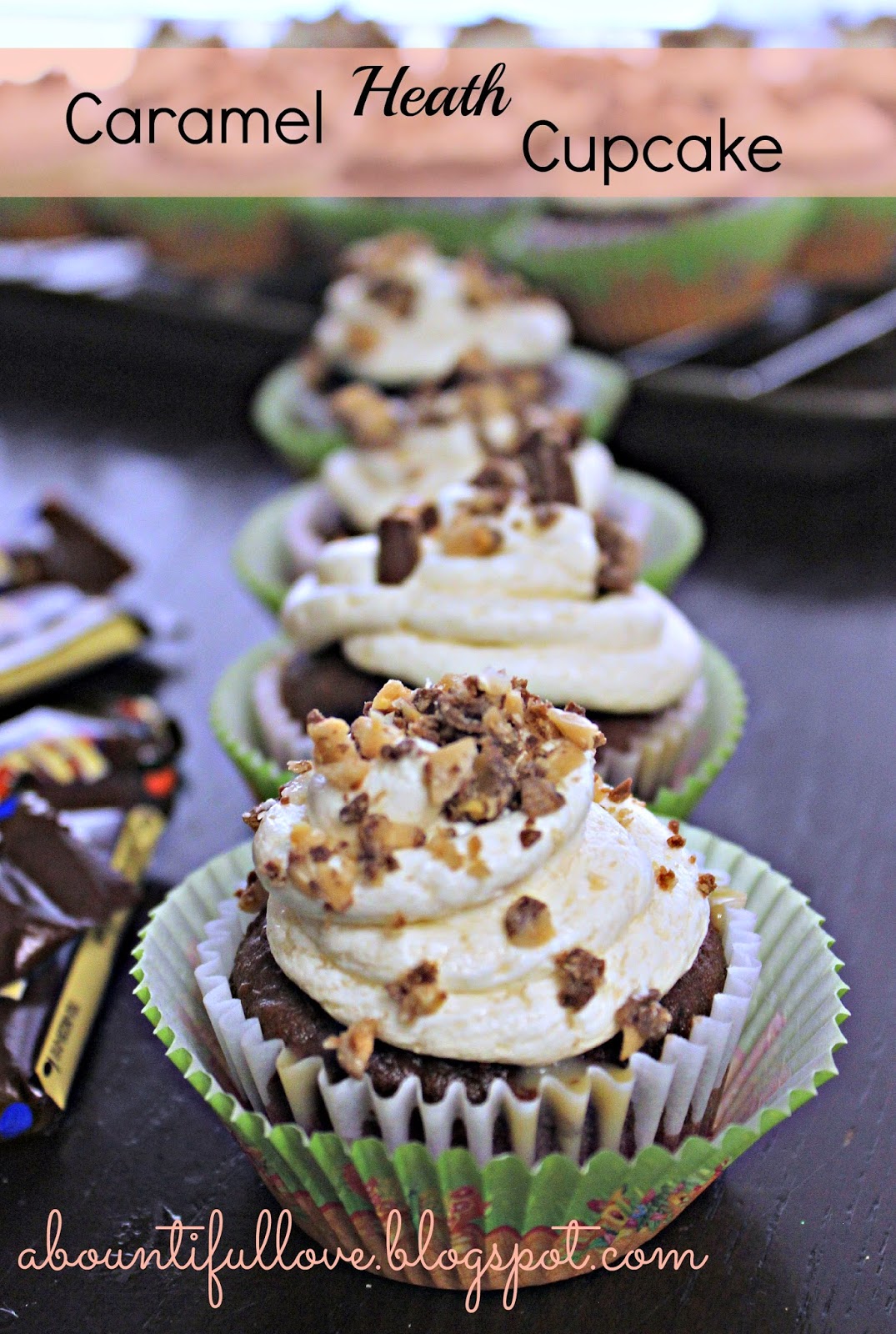 Caramel Heath Cupcakes A Bountiful Love