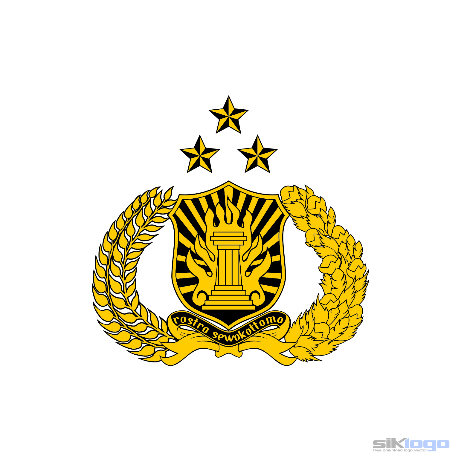 POLRI (Kepolisian Republik Indonesia) Logo vector cdr Download SikLogo