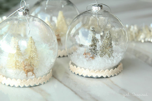  bolas de nieve DIY 