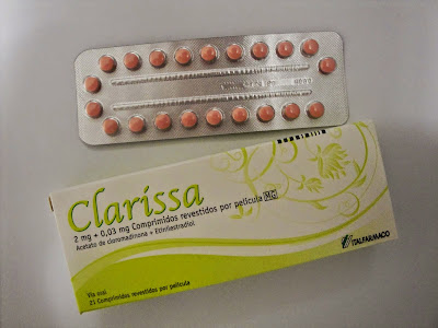 Efeitos secundários ou adversos da pílula clarissa®