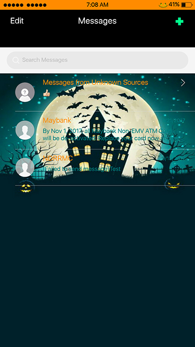 Oppo Theme: Oppo F3|F3 Plus Halloween IOS Theme
