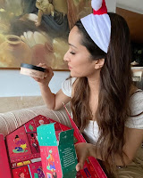Shraddha Kapoor with Gifts from Body Shop TollywoodBlog.com
