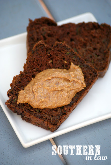 Healthy Chocolate Zucchini Bread Recipe with Almond Butter - low fat, gluten free, clean eating recipe, refined sugar free, healthy, dairy free