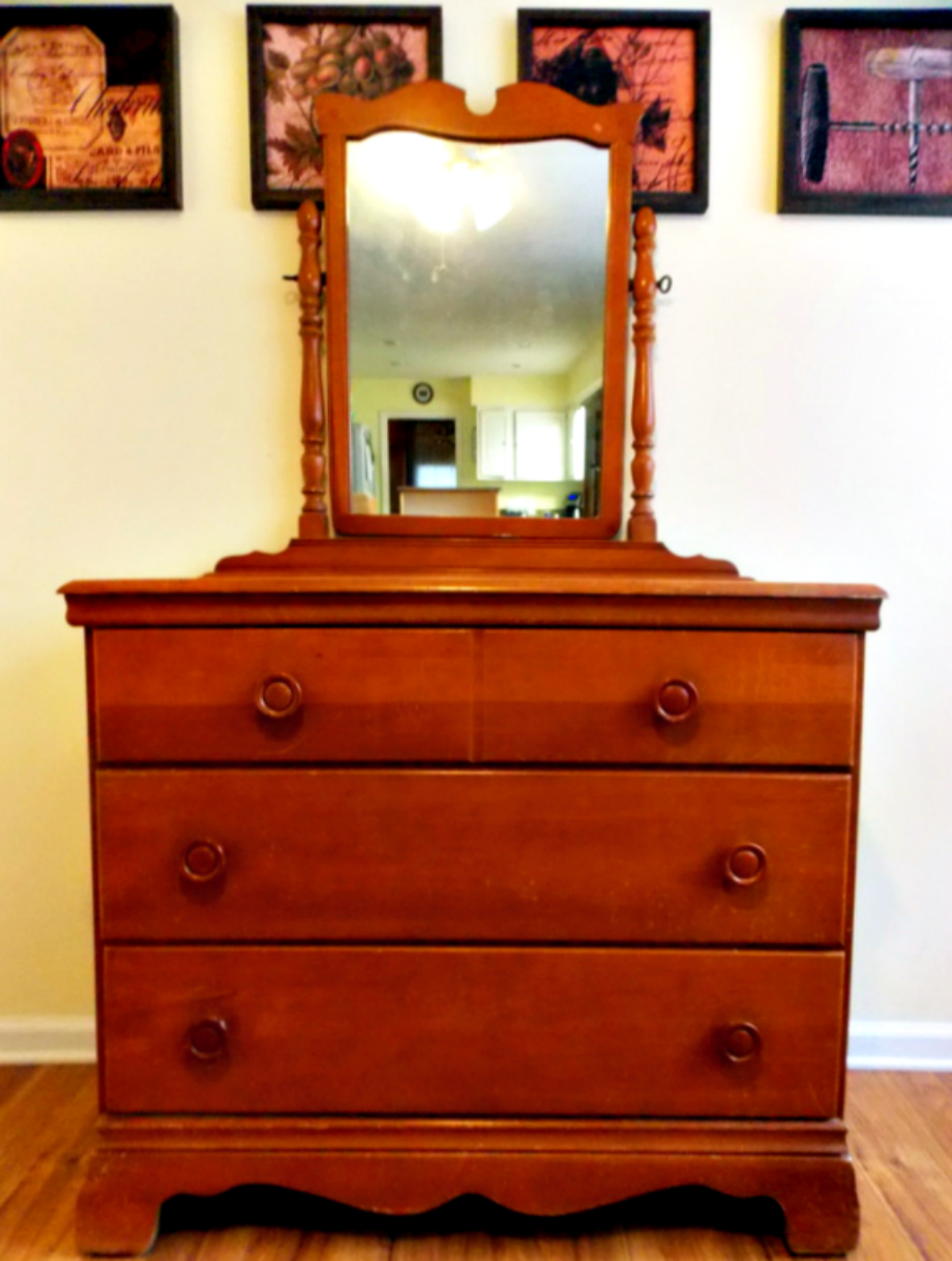 How To Perfectly Layer Paint And Distress Your Old Dresser That
