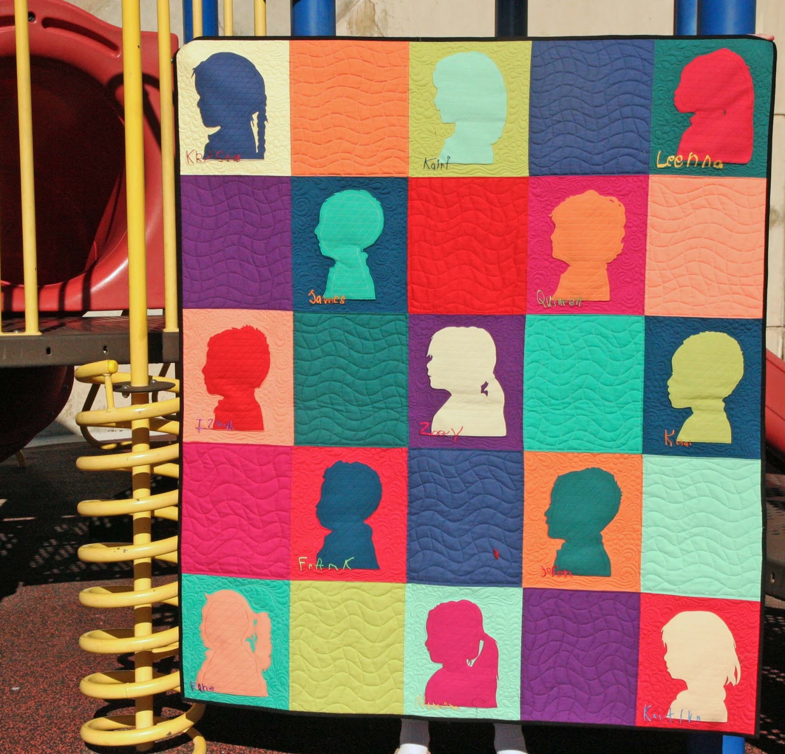 Buttons and Butterflies Sweet Silhouette {Quilt}