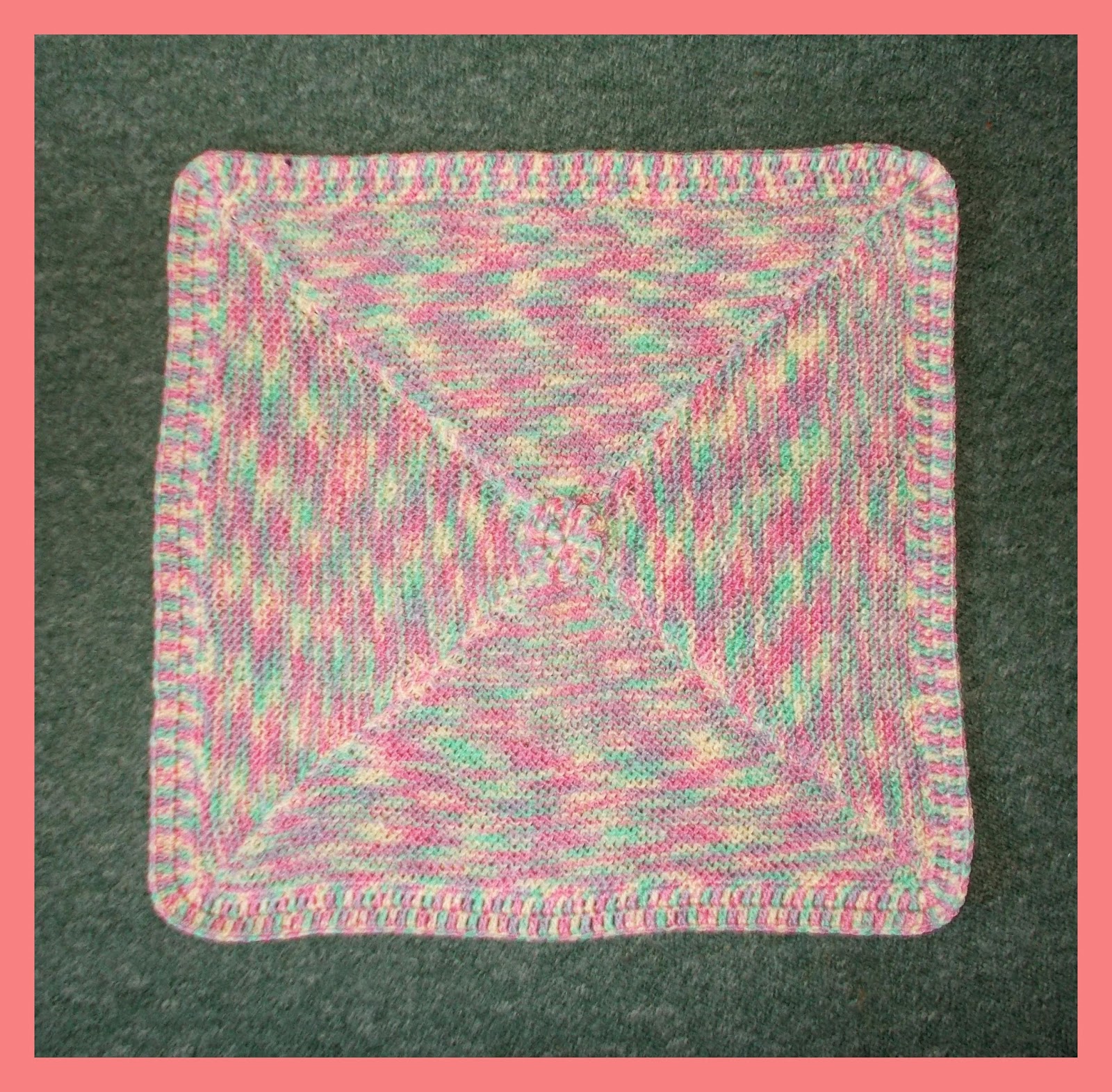 Marianna's Lazy Daisy Days Simple Garter Stitch Baby Blanket