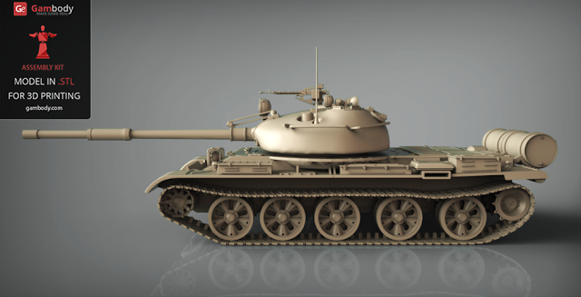 Assembly T-62 tank World of Tanks 3D model