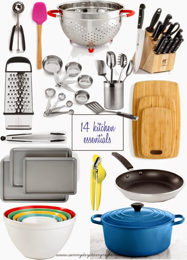 14 Kitchen Essentials Everyone Should Own Sunny Days & Starry Nights