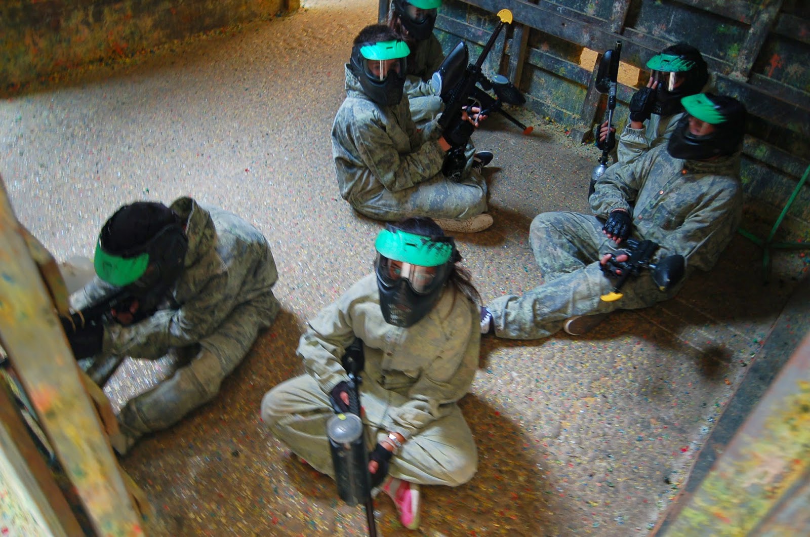 Actividades IES Mariano Baquero Goyanes Actividad de Paintball Primer