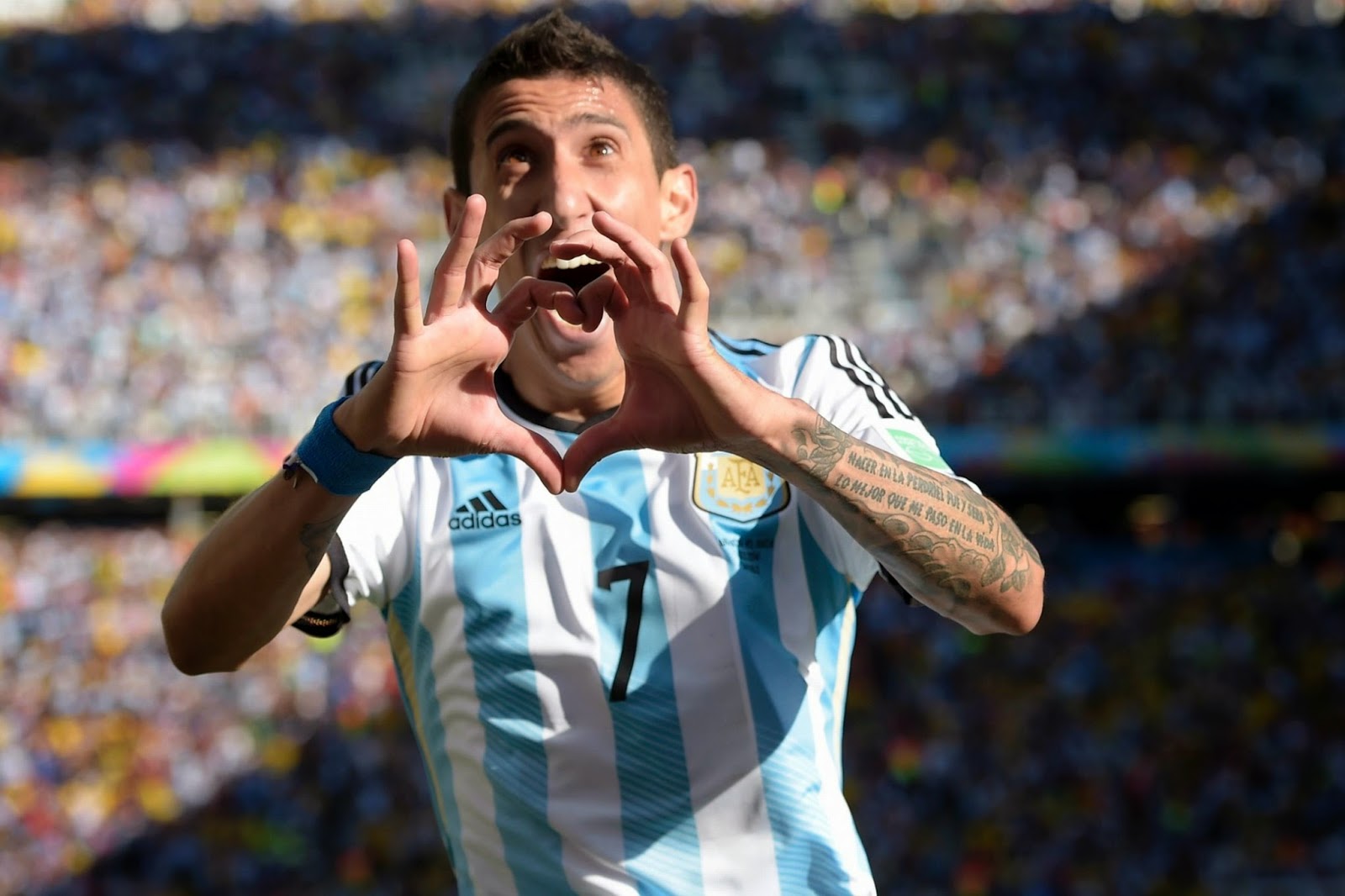 Free Amazing Styles Angel di Maria Tattoo
