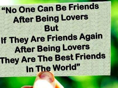After Being Lovers But If They Are Friends Again After Being Lovers They Are The Best Friends In The World After Being Lovers But If They Are Friends Again After Being Lovers They Are The Best Friends In The World
