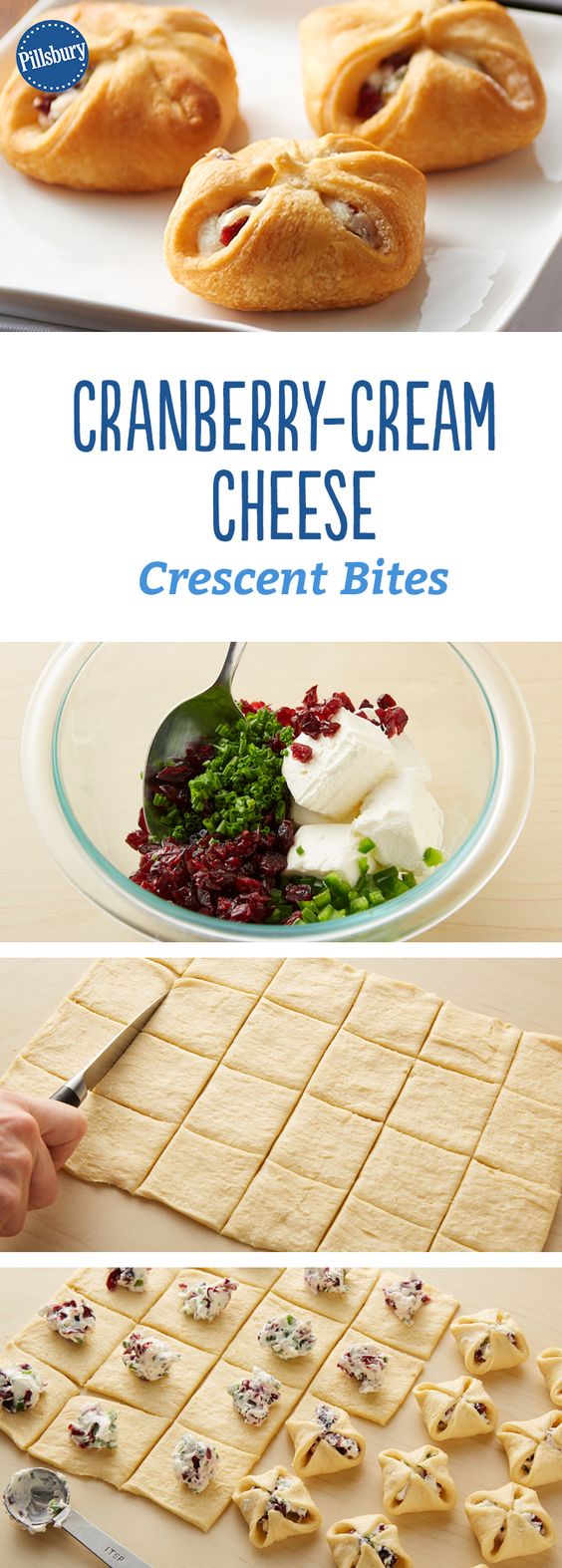 CranberryCream Cheese Crescent Bites RECIPES