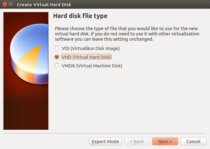 Setting Virtual Harddisk Disk Setting Virtual Harddisk Disk