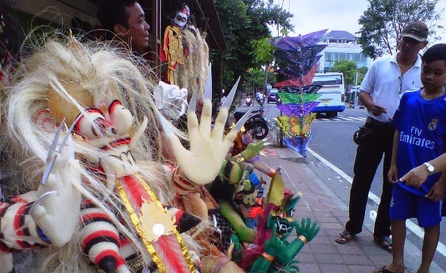 Ogoh-Ogoh Mini Semarakkan Nyepi di Bali