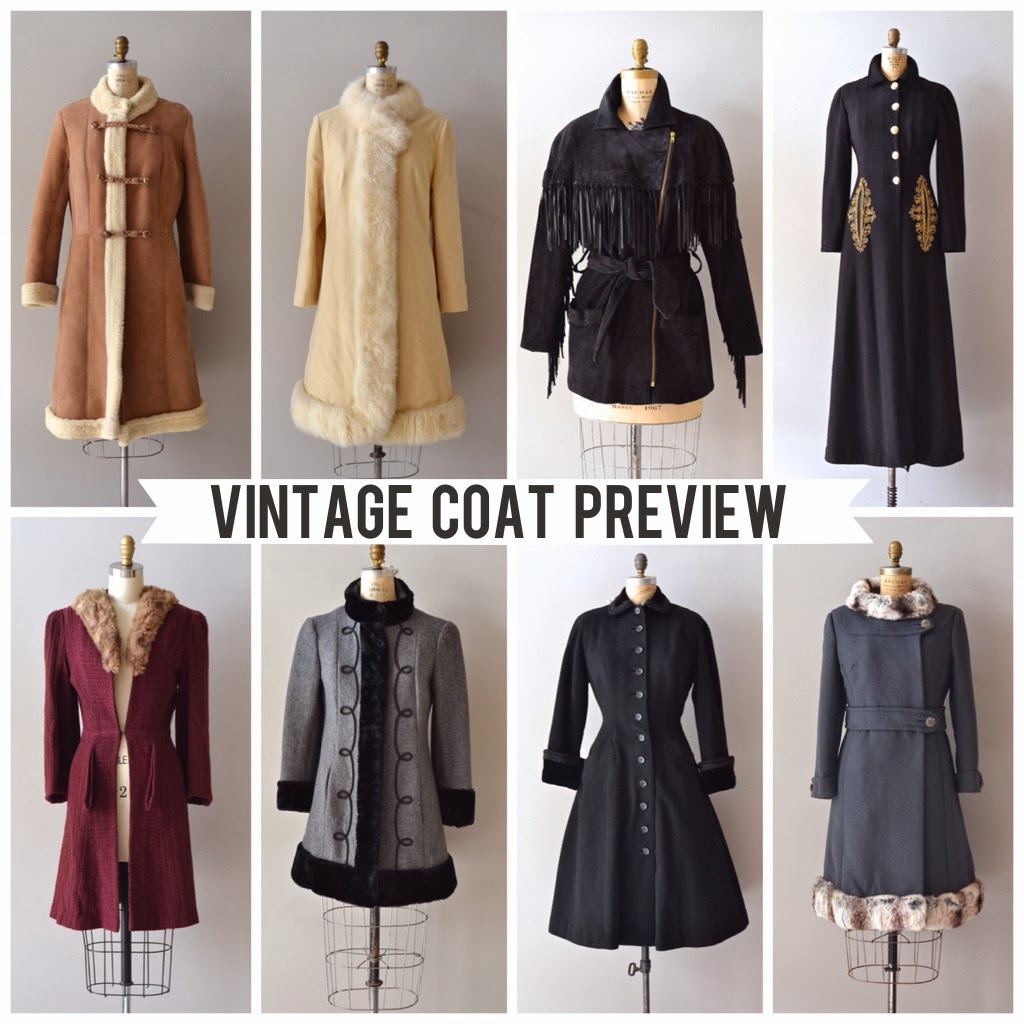 dear golden | vintage: Vintage Coats :: a sneak peek