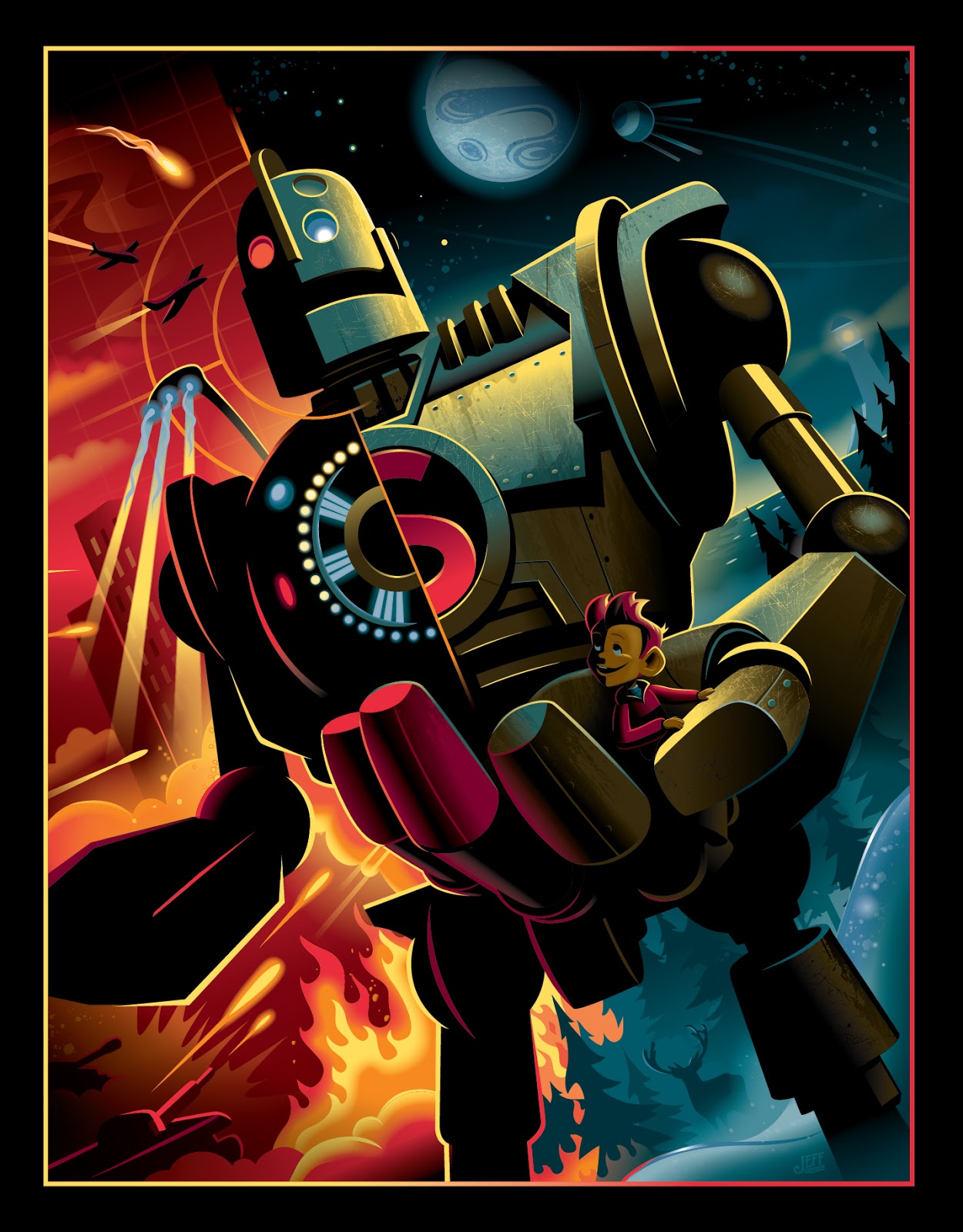 The Geeky Nerfherder Movie Poster Art The Iron Giant (1999)