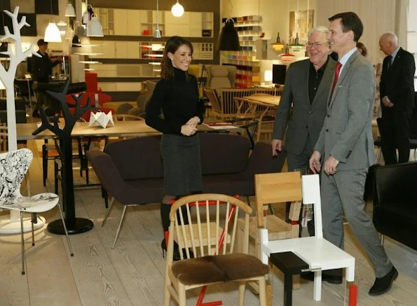 Prince Joachim of Denmark and his wife Princess Marie visited Harpa Concert Hall and Conference Centre earlier today. 