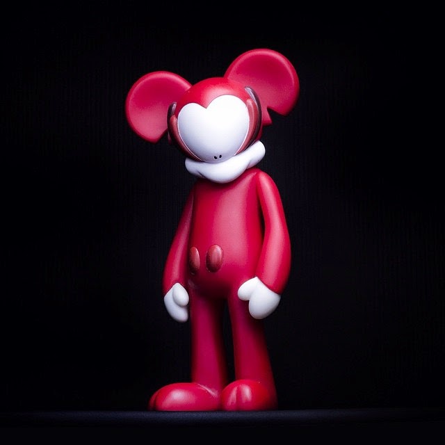 “Classic Red” Mickiv Vinyl Figure by Arkiv Vilmansa