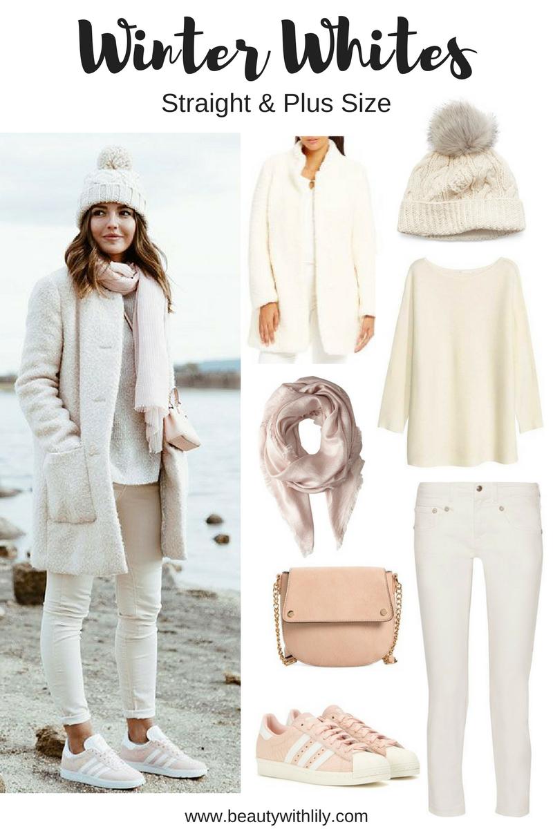 winter white plus size outfits