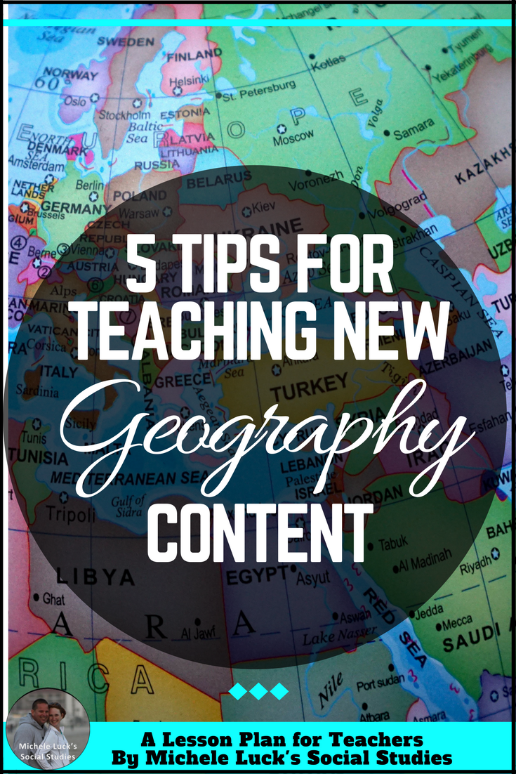 A Lesson Plan for Teachers Quick Tips for Teaching Geography