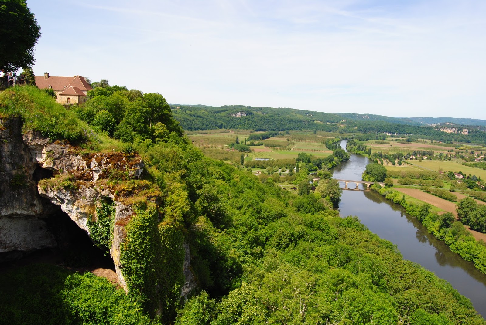View of the Dordogne Valley from Domme View of the Dordogne Valley from Domme