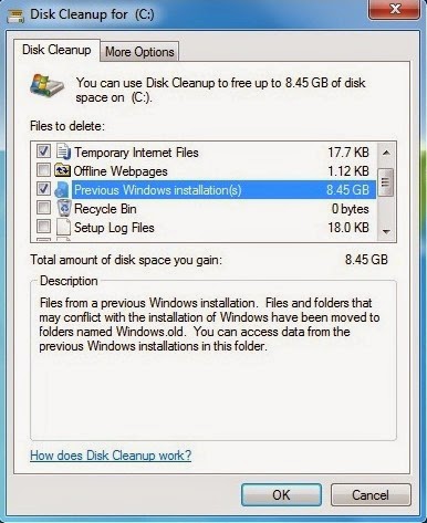 Cara Menghapus Data Windows Old