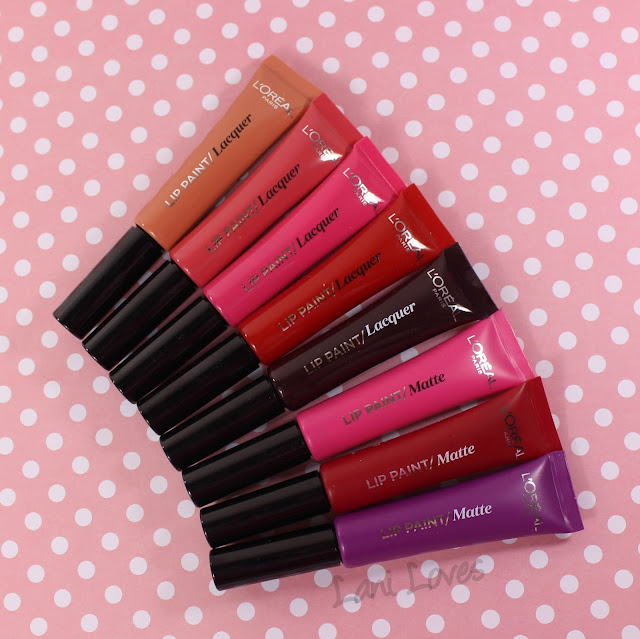 L'Oreal Lip Paints Swatches & Review