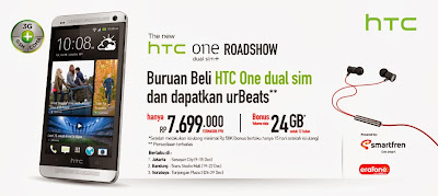 Beli HTC One Dual Sim Dapat Bonus urBeats