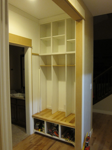 Mudroom built-ins