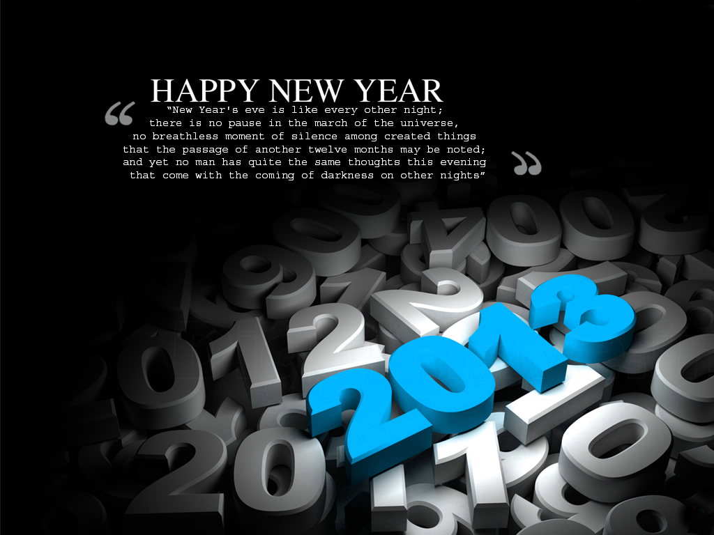 Happy New Year 2013 Sayings for Greeting Cards - PPT Garden