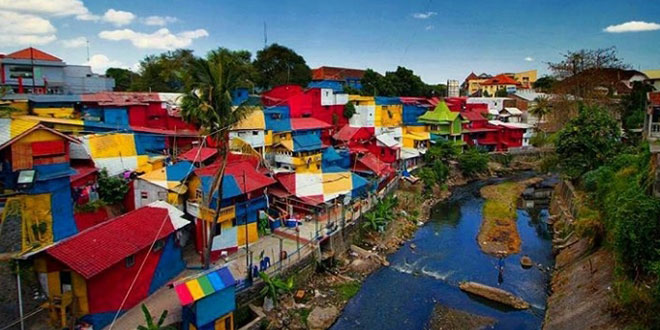 Wisata Baru Di Kota Malang, Kampung Warna Warni Jodipan
