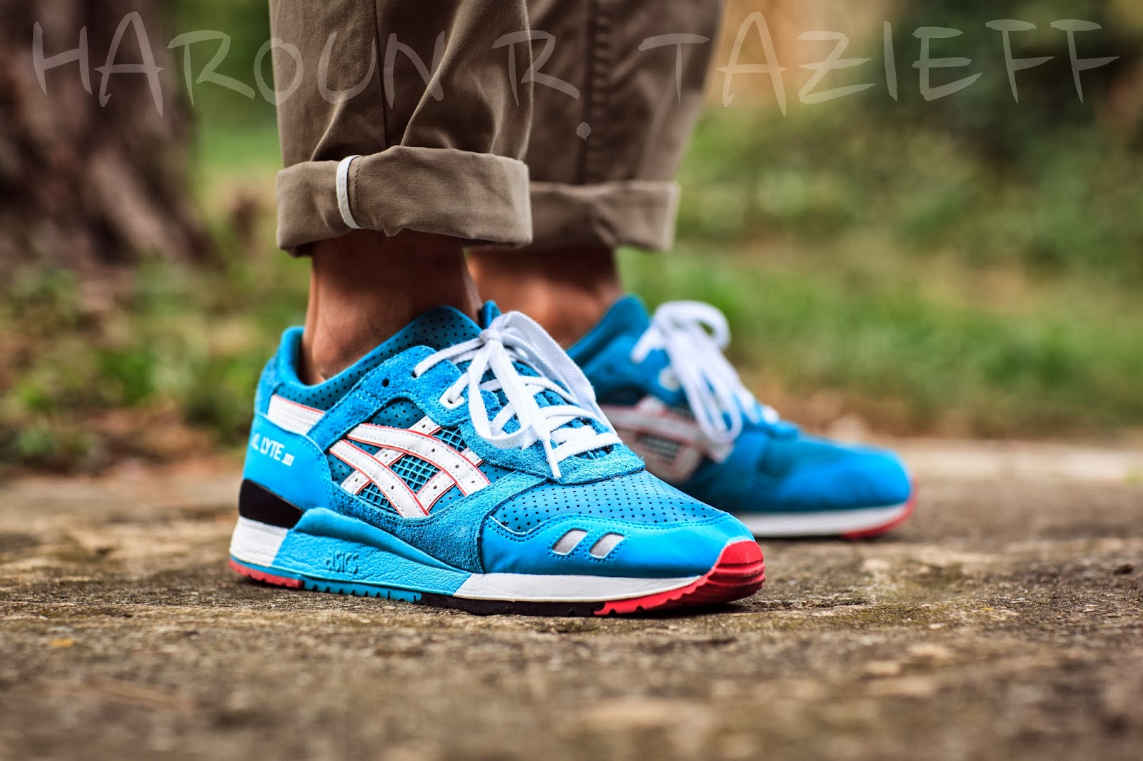asics bait teal dragon