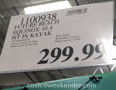 Deal for the Equinox 10.4 Sit-in Kayak at Costco