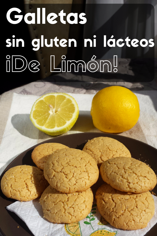 Receta de Galletas de limon libres de gluten y de lacteos