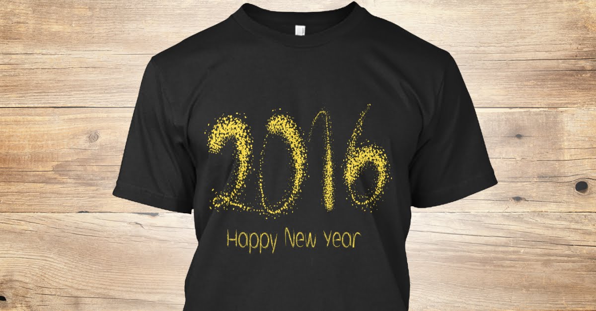 T-shirt Happy New Year 2016